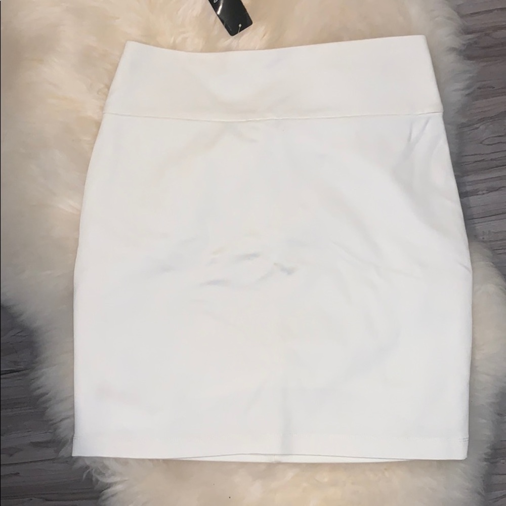 White skirt